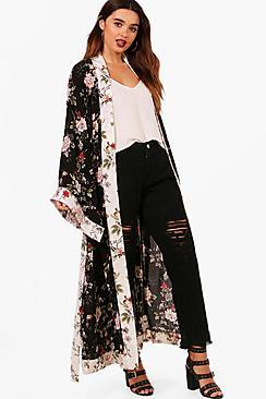 Boohoo Petite Chelsea Belted Kimono Jacket