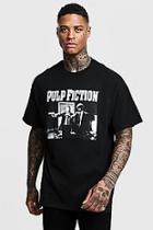 Boohoo Pulp Fiction Mono Print License Oversized T-shirt