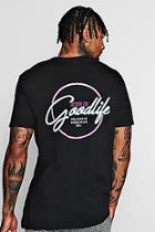Boohoo Beyond The Goodlife Neon Print Oversized T-shirt