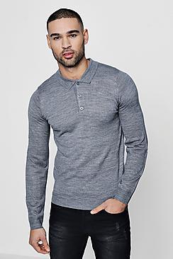 Boohoo Polo Neck Knit