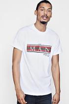 Boohoo Who Dares Wins Slogan Man T-shirt