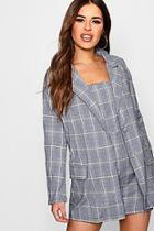 Boohoo Petite Woven Bodycon & Blazer Co-ord