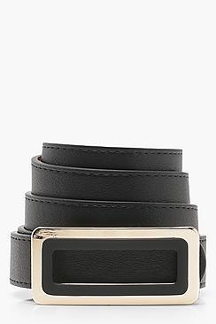 Boohoo Sarah Slide Buckle Boyfriend Belt