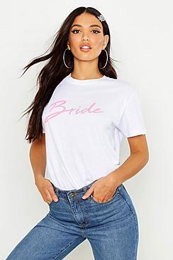 Boohoo Bride Slogan Tee