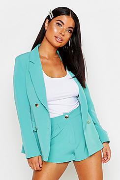 Boohoo Petite One Button Tailored Short