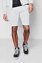 Boohoo Pinstripe Woven Shorts