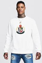 Boohoo Herald Man Embroidered Sweater