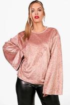 Boohoo Plus Faux Fur Oversized Sweater