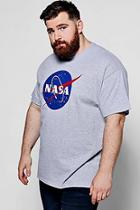 Boohoo Big And Tall Nasa Print T-shirt