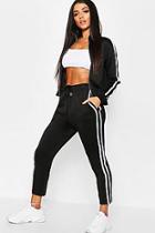 Boohoo Trico Tapered Trim Joggers