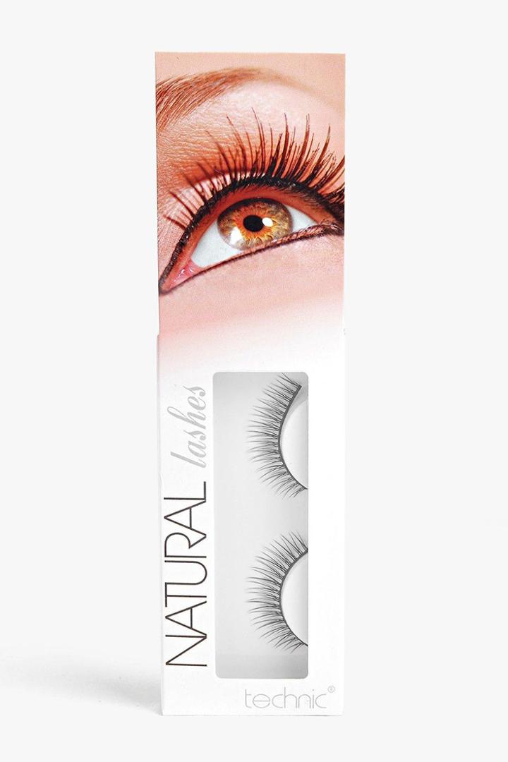 Boohoo Natural False Eyelashes Black