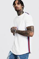 Boohoo Side Tape Crew Neck T-shirt