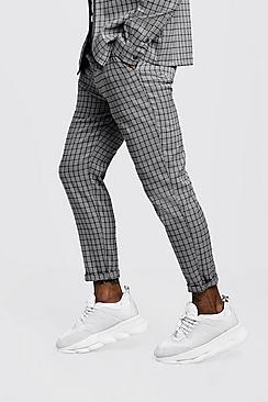 Boohoo Check Jogger Trouser