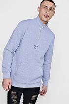 Boohoo Too Close Funnel Neck Sweatshirt