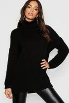 Boohoo Roll Neck Oversized Boyfriend Jumper