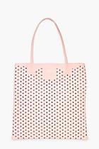 Boohoo Macie Lazercut Perforated Shopper Bag