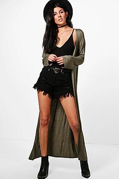 Boohoo Diana Maxi Jersey Kimono