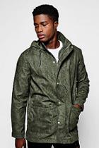 Boohoo Faux Suede Hooded Anorak