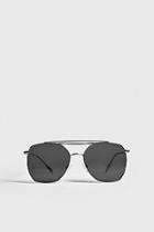 Boohoo Square Lens Aviator Sunglasses