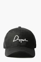 Boohoo Black Dope Embroidered Cap