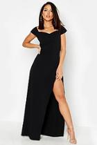 Boohoo Off The Shoulder Maxi Dress