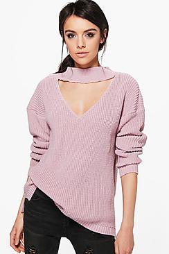 Boohoo Lucy Choker Jumper