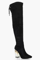 Boohoo Megan Clear Over The Knee Boot