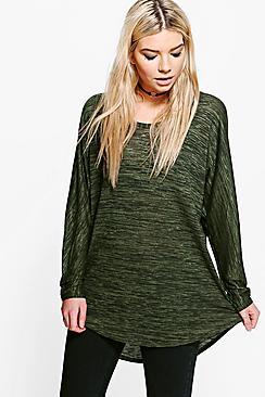 Boohoo Amber Marl Knit Jumper