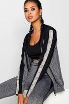 Boohoo Liv Fit 'grl Pwr' Slogan Gym Jacket