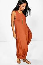 Boohoo Harlie Round Neck Maxi Dress