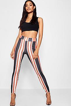 Boohoo Bold Stripe Slim Fit Trousers