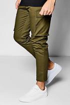 Boohoo Cropped Slim Fit Cargo Trouser