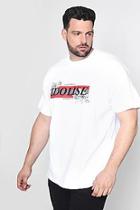 Boohoo Big And Tall Idolise Front Print T-shirt