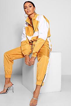 Boohoo Side Stripe Shell Suit Jogger