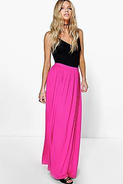 Boohoo Sophia Floor Sweeping Maxi Skirt