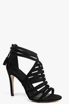 Boohoo Hannah Caged Front Tassel Stiletto