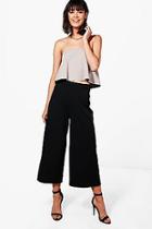 Boohoo Carl Contrast Bandeau & Culotte Co-ord