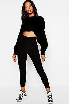Boohoo Tall Slinky Cropped Legging