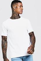 Boohoo Textured Muscle Fit T-shirt