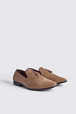 Boohoo Suede Look Tassel Loafer