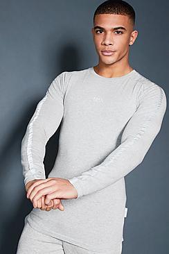 Boohoo Active Long Sleeve T-shirt With Reflective Tape