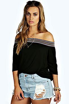 Boohoo Ebony Ripped Denim Shorts