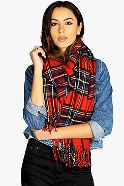Boohoo Jayne Tartan Scarf