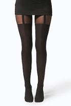 Boohoo Hannah Mock Suspender Tights