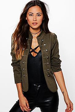 Boohoo Molly Military Blazer