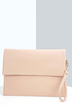 Boohoo Jess Oversized Clutch Bag