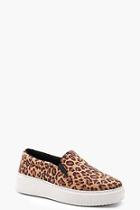 Boohoo Leopard Platform Skaters