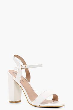 Boohoo Block Heel Barely There Heel