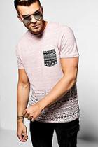 Boohoo Printed T-shirt In Space Dye