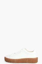 Boohoo Eve Cleated Sole Lace Up Trainer
